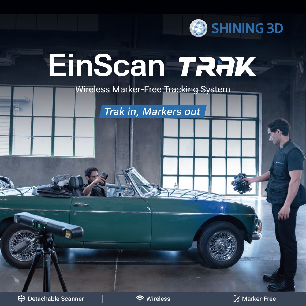 EinScan Trak | Wireless Marker-Free Tracking System - SHINING 3D