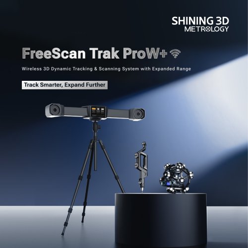 FreeScan Trak ProW+ | Wireless 3D Dynamic Tracking & Scanning System with Expanded Range