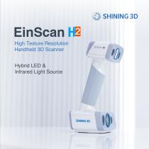 Hybrid LED & Infrared Light Source Handheld 3D Scanner EinScan H2