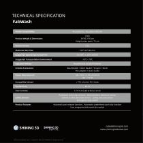 Post-processing Unit FabWash - 6