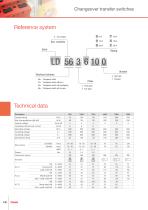 Changeover transfer switches (General Catalogue) - 6