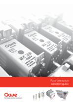 Fuse Protection Selection Guide - GAVE ELECTRO - PDF Catalogs ...