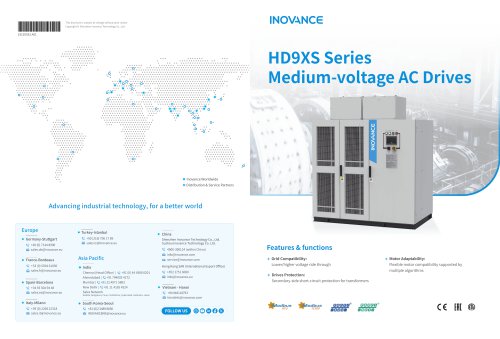 HD9XS Series Medium-voltage AC Drives