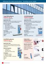 Adhesives - Window and door construction - 4