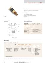 Customized temperature an pressure switches - 12