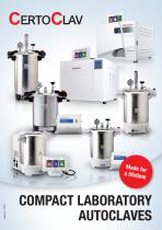 CertoClav Laboratory autoclaves catalog 2021 - 1