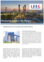 Case study-LEEG Monosilicon Pressure Transmitter Used in Hazardous Tank Area - 1