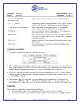 CSA Certificate for Pressure transmitters -LEEG Instruments - 2