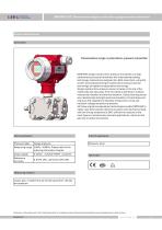 DMP305X-DST Differential/gauge pressure transmitter - 1