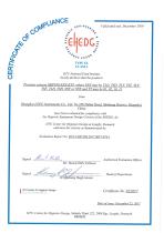 EHEDG certificate - Shanghai LEEG Instruments - 1