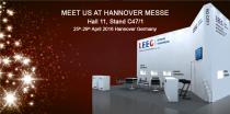 LEEG HANNOVER MESSE INVITATION  H11- C47/1 - 1