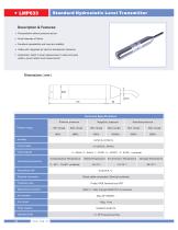 LEEG hydrostatic level sensor transmitter series - 1