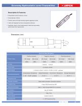 LEEG hydrostatic level sensor transmitter series - 6