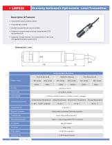 LEEG hydrostatic level sensor transmitter series - 7