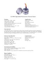 LG190H High Stable Piezoresistive Pressure Sensor - 1