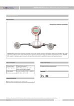 NEW SMP858-NSF sanitary differential pressure transmitter with diaphragm sealed datasheet - 1