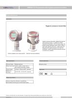 SMP858-TLF clamp on sanitary pressure sensor