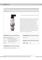 SMP858-TSD High precision flush diaphragm pressure sensor for hygienic applications - 1