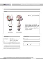 SMP858-TSF-H sanitary level sensor with G1, G1 1/2 connect