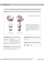 SMP858-TSF-H Stainless steel diaphragm pressure sensor for hygiene area - 1