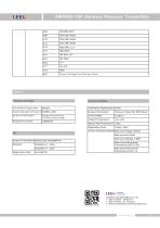 SMP858-TSF High overload pressure transmitter for pharmacy - 12