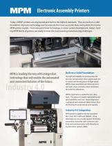 MPM®  Electronic Assembly Printers - 2