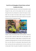 Bicycle Brake and Road Condition Life Tester-1