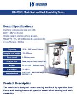 Chair Seat and Back Durability Tester  HD-F780-1