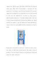 Environment test chamber-2