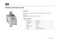 Footwear Raw material Testing and finished shoe testing machines - 10