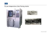 Footwear Raw material Testing and finished shoe testing machines - 25