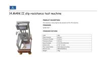 Footwear Raw material Testing and finished shoe testing machines - 28