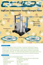 High Low Temperature tensile strength tester - 1