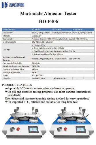 Martindale Abrasion Tester_HD P306