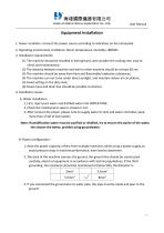 Operation Manuel of Temperature and Humidity Test Chamber-7