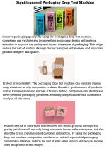 Significance of Packaging Drop Test Machine-1