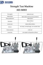 Strength Test Machine_HD-M003-1
