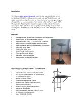 Water spray test chamber 2017-2