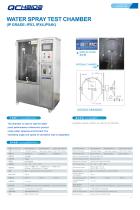 WATER SPRAY TEST CHAMBER 2019-1