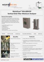 MoistScan® MA-600VDF Vertical Disk Filter Online Moisture Meter - 1