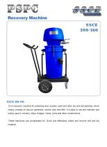 sandblasting machine recovery machine 209/160 - 1