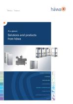 At a glance: Solutions and products from häwa - 1