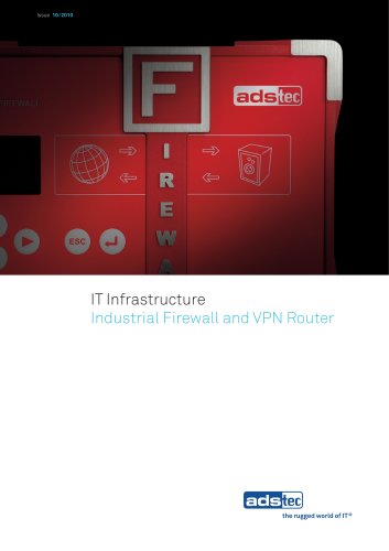 ads-tec Industrial Firewall and VPN Router - Industrial Network Security