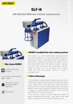 Hand-held laser marking machine ELF-H - 1