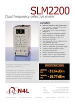 Dual frequency selective meter  SLM2200-1