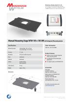 Manual Measuring Stage MTM 105 x 105 MR with Integrated Measuring System-1