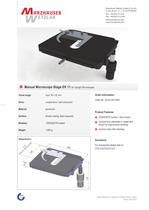 Manual Microscope Stage EK 11 for Upright Microscopes -1