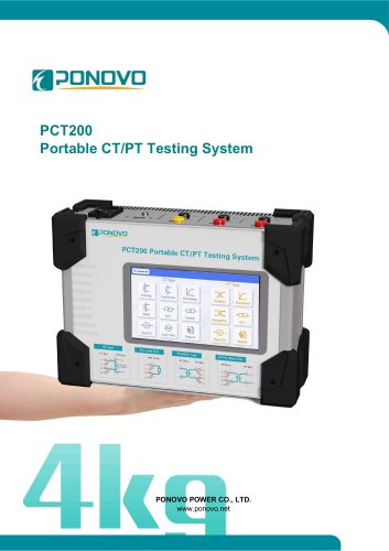 PCT200X PCT200AX Portable CTPT Testing System