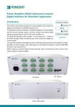 Power Amplifier DIAO3(Advanced version) Digital Interface for Simulator Application2026 V1-1