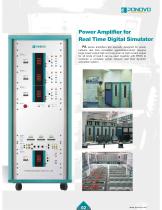 Power Amplifier for Real Time Digital Simulation PAC2000B PAC60Ci PA60Bi PA30Bi PA30Bi-H PAV250Bi PAV120Bi PAC60Cip PA60Bip PA30Bip PA30Bip-HPAV250Bip PAV120Bip-3